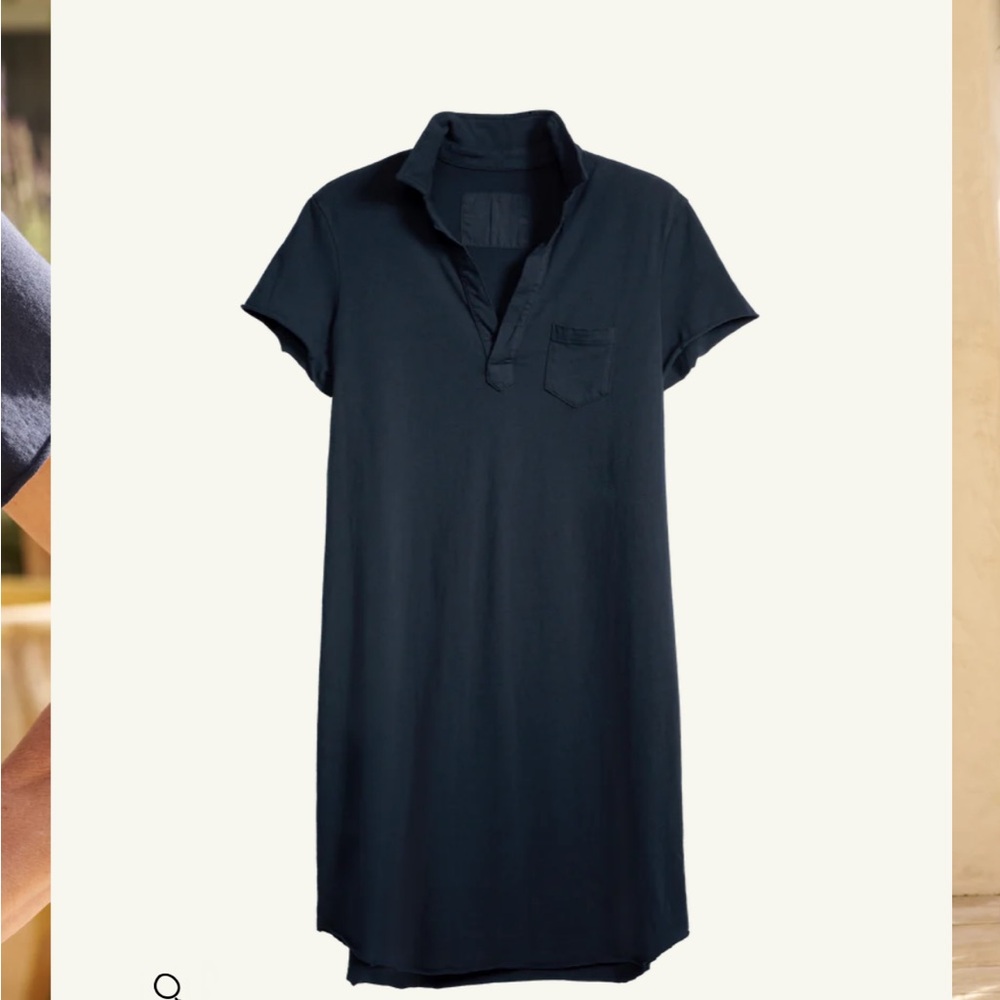 COPY - Frank and Eileen Lauren Polo Dress-Black medium